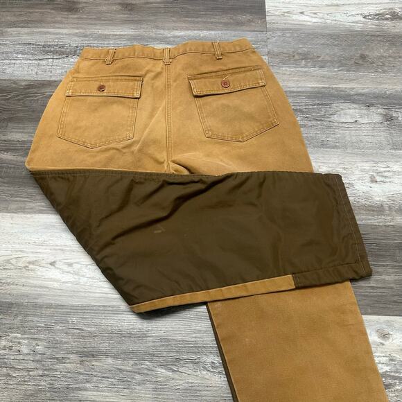 Vintage Walls Two Toned Brown Mens M Brush Guard Tapered Cotton Field Pants USA‎ - Picture 1 of 13